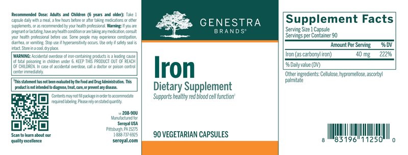 Iron label Genestra
