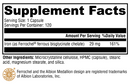 iron glycinate (xymogen) supplement facts