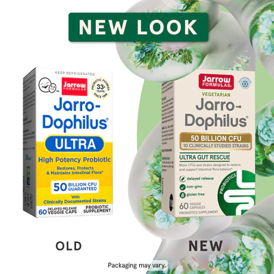 Jarro-Dophilus Ultra Jarrow Formulas new look