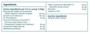 Joint Support Formula Powder Ingredients