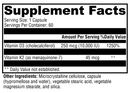 k2-d3 10,000 (xymogen) supplement facts