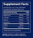 keto electrolyte drops trace minerals research supplement facts