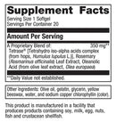 kaprex (metagenics) supplement facts