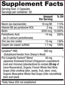 keratin hair booster reserveage supplement facts