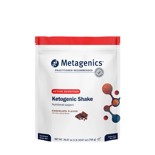 ketogenic shake chocolate metagenics