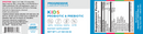 kid's probiotic & prebiotic powder (progressive labs) label