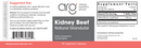 kidney beef allergy research group label
