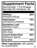 kidney & bladder (nutritional frontiers) supplement facts