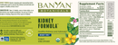 kidney formula banyan botanicals label
