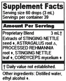 kidney support compound (herbalist alchemist) supplement facts