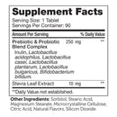 kidophilus plus (advanced nutrition by zahler) supplement facts