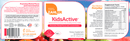 kidsactive powder advanced nutrition by zahler label