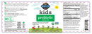 kids probiotic garden of life label