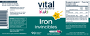 kids iron invincibles (vital nutrients) label