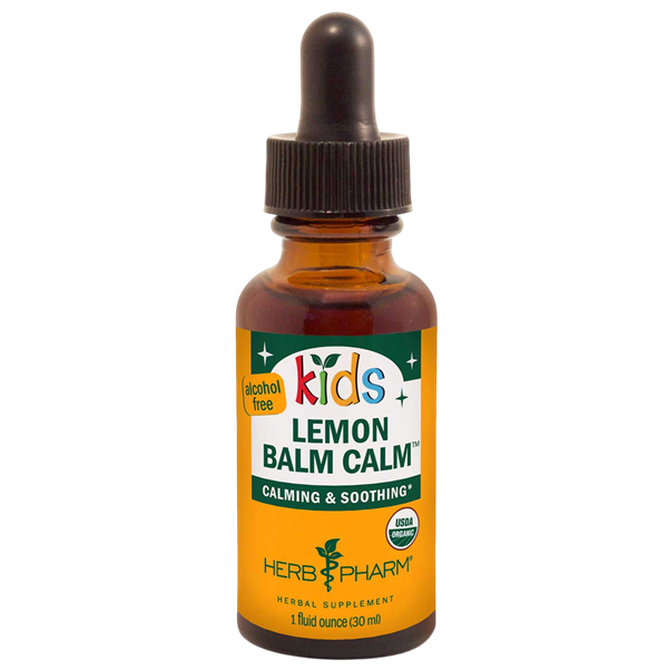 kids lemon balm calm alcohol free herb pharm