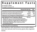 kids optimal focus (seeking health) supplement facts