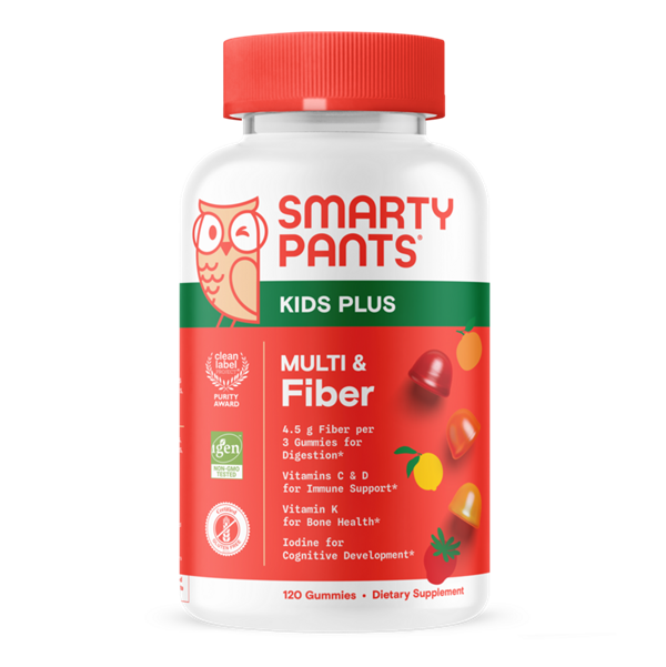 kids plus multi & fiber smartypants vitamins