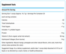 klean collagen+c tropical fruit flavor douglas labs supplement facts