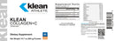 klean collagen+c unflavored douglas labs label