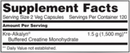 kre-alkalyn creatine (now sports) supplement facts