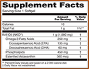 neptune krill 1000 mg (now foods) supplement facts