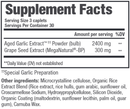 kyolic+ (metabolic code) supplement facts