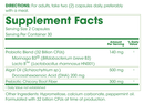 L-Biome (ProLon) supplement facts