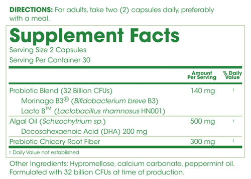 L-Biome (ProLon) supplement facts