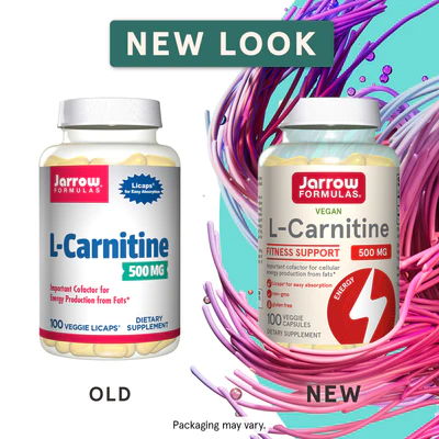 L-Carnitine 500 mg Jarrow Formulas new look