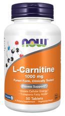 l-carnitine 1000 mg (now foods)