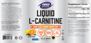 l-carnitine liquid (now sports) label