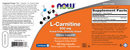l-carnitine 500 mg (now foods) label
