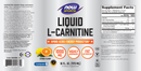 liquid l-carnitine (now sports) label