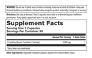 l-carnitine (nutra biogenesis) supplement facts