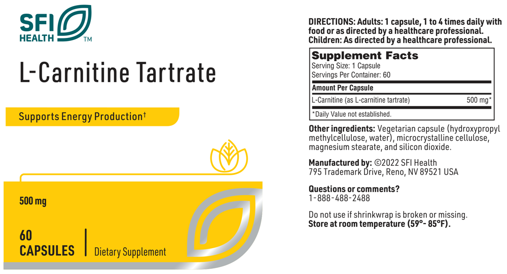 what is l-carnitine tartrate used for (SFI Health) L3:Disposable Gloves Frontiers | Antioxidant therapy Flavor:Orange (8 oz. tube)