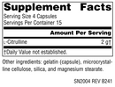l-citrulline 500 mg source naturals supplement facts