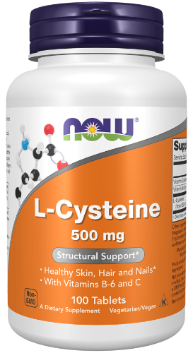 l-cysteine 500 mg (now foods)