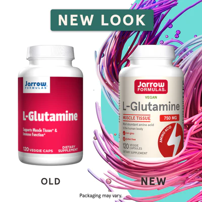 L-Glutamine 750 mg Jarrow Formulas new look