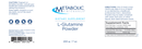 l-glutamine powder (metabolic maintenance) label