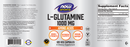l-glutamine 1000 mg (now sports) label