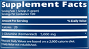 l-glutamine 500 powder (metabolic response modifier) supplement facts