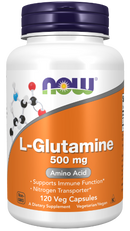 l-glutamine 500 mg (now foods)