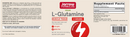 l-glutamine powder jarrow formulas label