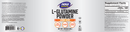 l-glutamine powder (now sports) label