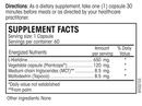 l-histidine guard (perque) supplement facts