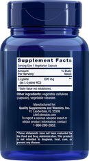 buy l-lysine (life extension)