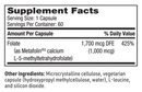 l-methylfolate sfi health supplement facts