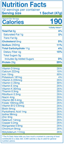 l-protein shake berry prolon nutrition facts