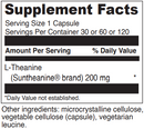 l-theanine davinci labs supplement facts