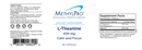 l-theanine methylpro label
